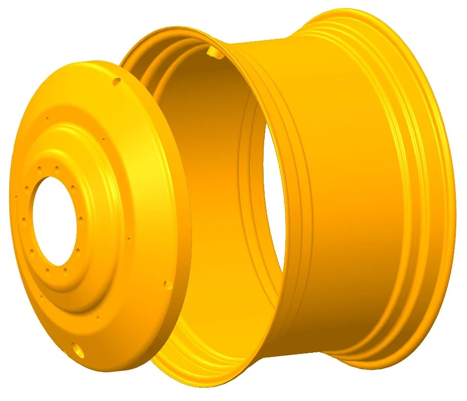 Fixed-Disc Tractor Wheel