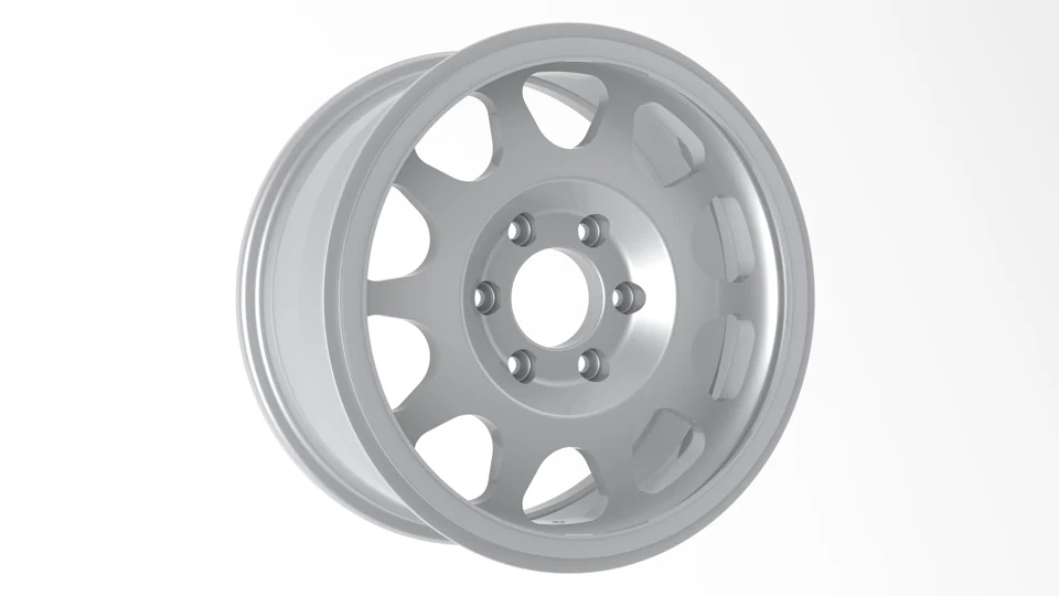 17 x 9 Slotted Alloy Truck Wheel - 1023
