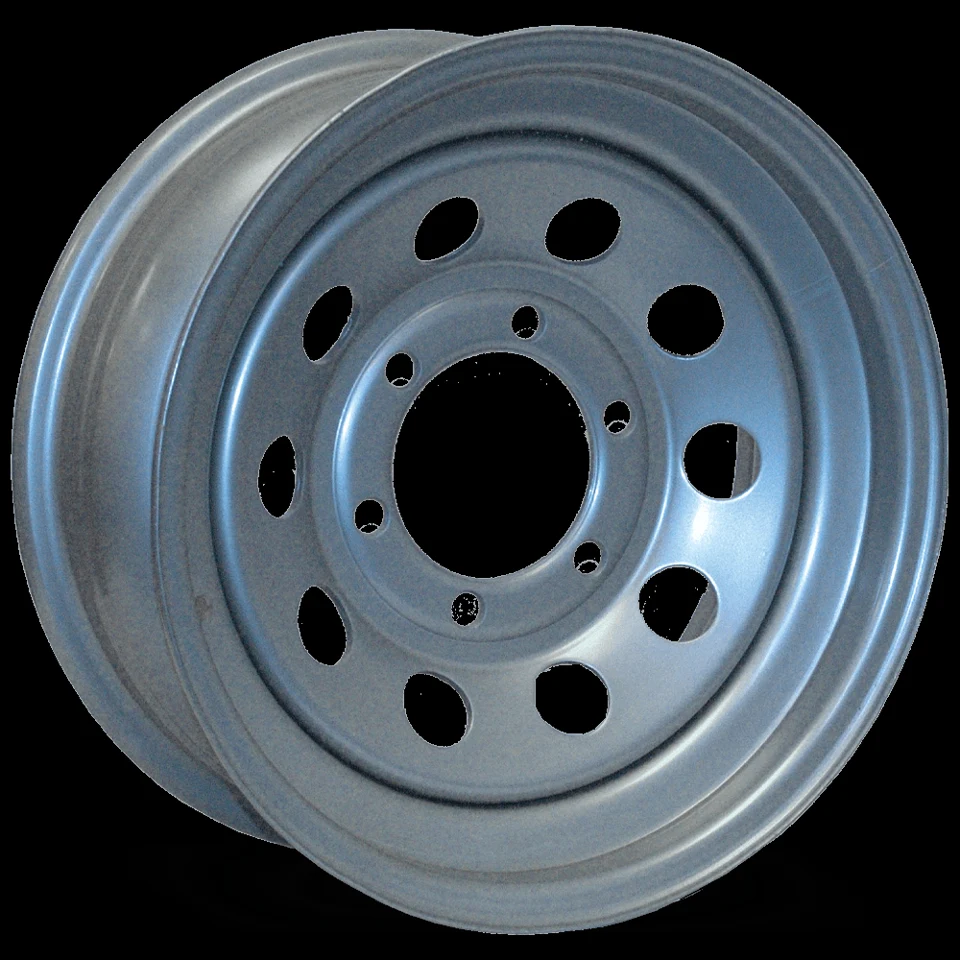 Modular Round-Hole Steel Trailer Wheel